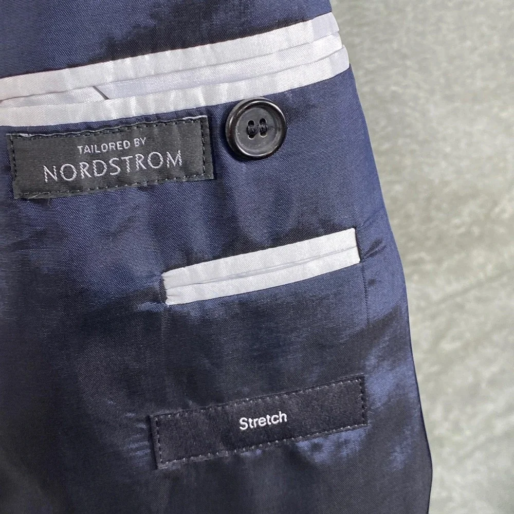 Hugo Boss Suit Jacket Mens 42R Navy The Jam75‎ Sharp3 Stretch Nordstrom